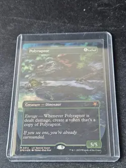 MTG Polyraptor Borderless Special Guests NM Foil Card - Image 1