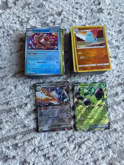 Pokemon Card Bulk lot 100 HOLO/REVERSE HOLO ONLY- PLUS TWO EX- ALL NM - Image 1