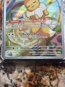Eevee Pokemon SVP 173 Full Art Illustration Rare Black Star Promo, NM Sealed - Image 3