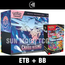 Chaos Rising ETB and Booster Bundle Pokemon Center. PRESALE - Image 1