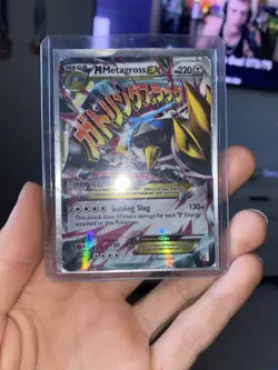 Pokemon M Metagross EX Mega Full Art Holo Promo XY35 220 HP Gatling Slug - Image 3