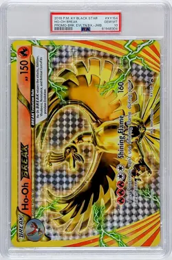 2016 Ho-Oh Break Jumbo #XY154 | Promo | English | Pokemon Evolutions TCG PSA 10 - Image 1