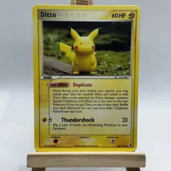 Ditto (Pikachu) 63/113 Regular Common EX Delta Species Yuka Morii Pokemon - Image 1