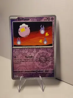 Drifloon 060/142 Sv07: Stellar Crown Reverse Holo Pokemon TCG NM - Image 1