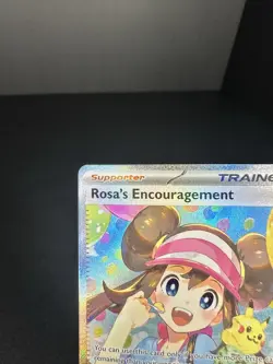 🔥 Pokemon Rosa's Encouragement Trainer Supporter Full Art Holo SIR 123/088 🔥 - Image 2