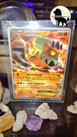 Pokemon Landorus EX 89/149 World Championship Decks Ultra Rare Basic 180 HP - Image 1