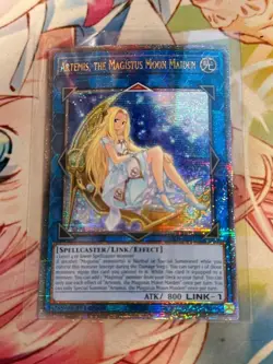 Yugioh Quarter Century Secret Artemis, the Magistus Moon Maiden RA01-EN049 - Image 1