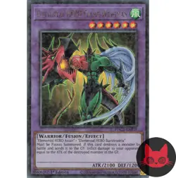 Yugioh Elemental HERO Flame Wingman HAC1-EN019 Parallel Rare 1st Edition NM - Image 1