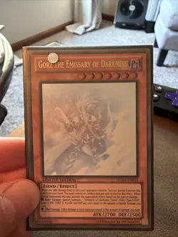 Yugioh Gorz the Emissary of Darkness GLD5-EN024 Gold Ghost Rare VLP - Image 3