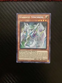 Yu-Gi-Oh! TCG Stardust Synchron DAMA-EN002 Secret Rare 1st Edition Near Mint - Image 1