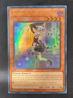 Yugioh! HP Arianna the Labrynth Servant - TAMA-EN017 - Ultra Rare - 1st Edition - Image 1
