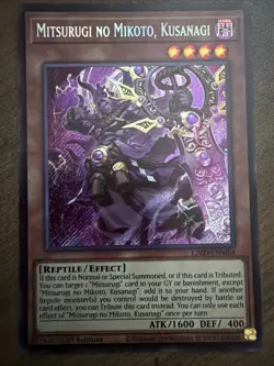 Mitsurugi no Mikoto, Kusanagi L26D-ENM04 Secret Rare 1st Edition - YuGiOh! - NM - Image 3