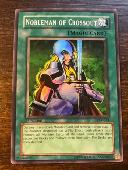 Yugioh Nobleman of Crossout Super Rare PSV-034 MP - Image 1