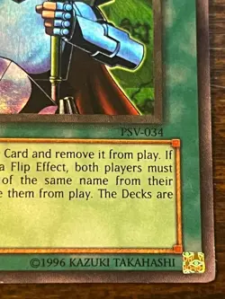 Yugioh Nobleman of Crossout Super Rare PSV-034 MP - Image 5