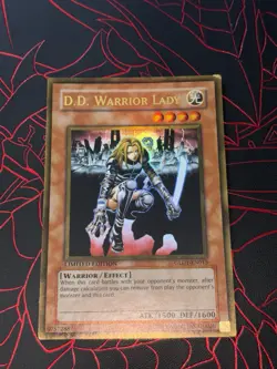 GLD1-EN015 D.D. Warrior Lady Gold Rare Yugioh - Image 1