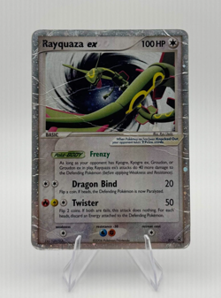 Pokemon Card Rayquaza EX 039 Holo Foil Black Star Promo Heavily Played (HP) - Image 1