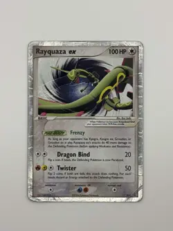 Pokemon Card Rayquaza EX 039 Holo Foil Black Star Promo Heavily Played (HP) - Image 3