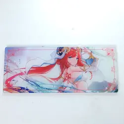 Nilou Dancing Shiny Thick Acrylic Trading Card Anime Waifu Bookmark Ticket - Image 1