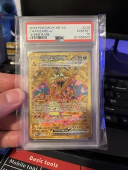 Pokemon TCG Charizard EX Hyper Rare Holo Card 228/197 Sv03: Obsidian Flames - Image 2