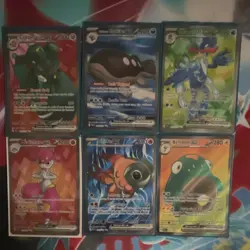 Pokemon TCG SV06 Twilight Masquerade ex Holo Card Lot 6 Copperajah Wugtrio - Image 1
