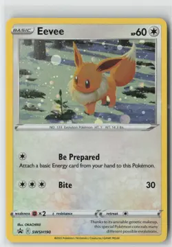 Eevee - Holo Promo SWSH: Sword & Shield Promo Cards SWSH190 MP - Image 1