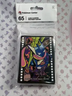 Pokemon Card Sleeves Midnight Agent (Greninja) - Pokemon Center, 65 Card Sleeves - Image 1
