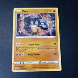 Pokemon Fusion Strike Onix Common Card 138/264 NM - Image 1