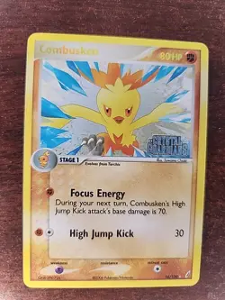 Combusken Reverse Holo Ex Crystal Guardians Pokemon Card WOTC NM - Image 1