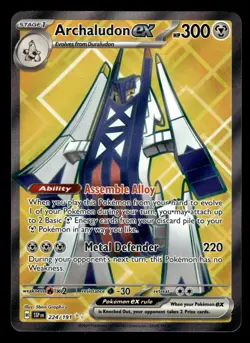 Archaludon ex 224/191 Ultra Rare Surging Sparks Pokemon Card - Image 1