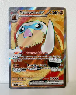 Pokemon TCG Mamoswine EX 174/159 Journey Together Card Near Mint - Image 1