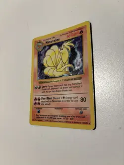Pokemon TCG Ninetales Base Set Holo Unlimited Rare Card 12/102 WOTC - Image 3