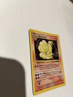 Pokemon TCG Ninetales Base Set Holo Unlimited Rare Card 12/102 WOTC - Image 4