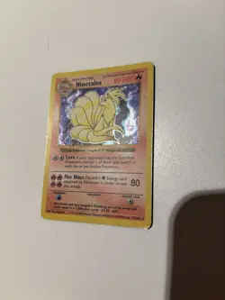Pokemon TCG Ninetales Base Set Holo Unlimited Rare Card 12/102 WOTC - Image 5