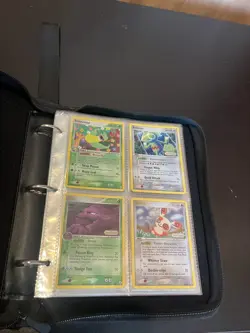 Pokemon wotc ex legend maker diamond and pearl Collection 40 cards with binder - Image 1