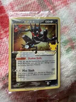 Greninja SWSH144 🌟 Gold Star 🌟 Factory Sealed Near Mint Pokemon Card - Image 1