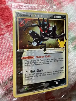 Greninja SWSH144 🌟 Gold Star 🌟 Factory Sealed Near Mint Pokemon Card - Image 2
