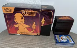 OBSIDIAN FLAMES OPENED ETB PARTIAL BULK MASTER SET OF 276 CARDS + ETB PROMO CARD - Image 2