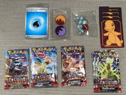 OBSIDIAN FLAMES OPENED ETB PARTIAL BULK MASTER SET OF 276 CARDS + ETB PROMO CARD - Image 5