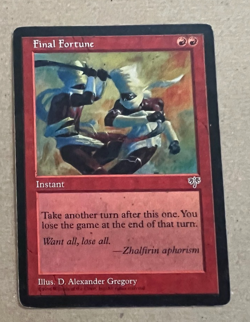 Final Fortune - Mirage - MTG - Magic the Gathering - Image 1
