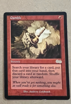 Gamble - Urza's Saga - MTG - Magic the Gathering - Image 1