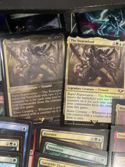 Magic the Gathering Warhammer 40,000 Tyranid Swarm Commander Deck Sleeved W Box - Image 3