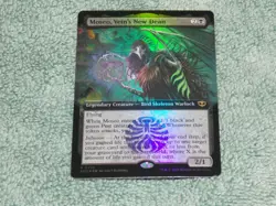 MTG FOIL Ext Art Moseo, Vein's New Dawn x1 Rare Secrets of Strixhaven NM Low S&H - Image 1