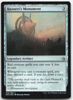 Hazoret's Monument *Foil* AKH 229 NM-LP - Image 1