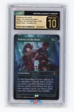 2023 MTG Defense Of Heart Eldraine Enchanting #0100 Rare CGC 10 PRISTINE (SW) - Image 1
