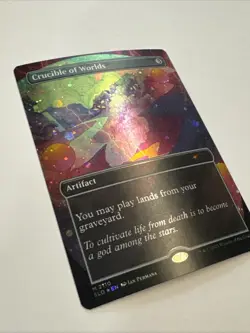 MTG ** CRUCIBLE OF WORLDS ** Galaxy FOIL ** Secret Lair SLD ** NM ** MAGIC * A - Image 2
