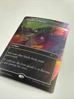 MTG ** CRUCIBLE OF WORLDS ** Galaxy FOIL ** Secret Lair SLD ** NM ** MAGIC * A - Image 3