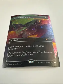 MTG ** CRUCIBLE OF WORLDS ** Galaxy FOIL ** Secret Lair SLD ** NM ** MAGIC * A - Image 4
