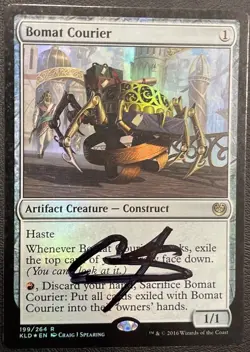FOIL ARTIST SIGNED BOMAT COURIER - MTG Magic the Gathering - Image 1