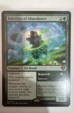 Emeritus of Abundance MTG Secrets of Strixhaven Mythic Regular NM - Image 1