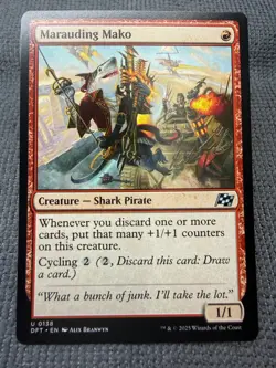 MTG - Marauding Mako - Aetherdrift - Near Mint - Image 1
